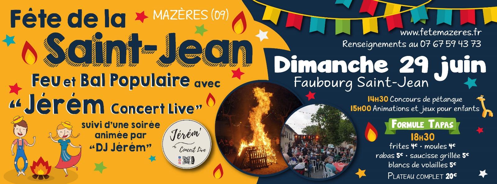 Banniere fete de la saint jean 2025