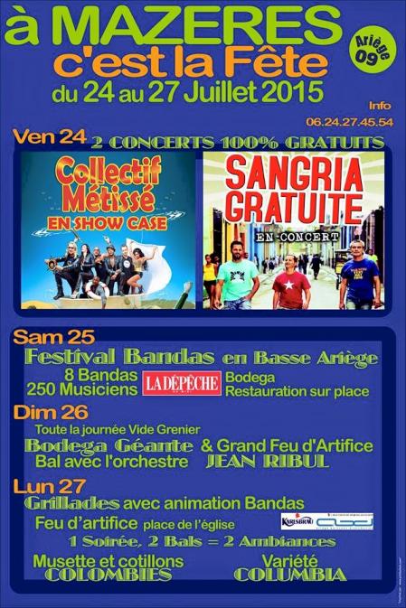 Fete a mazeres 2015