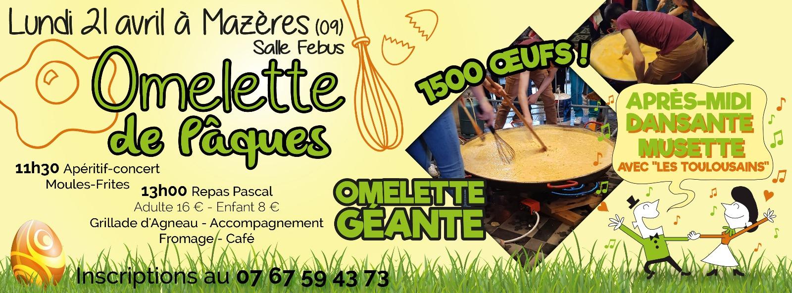 Omelette de paques 2025